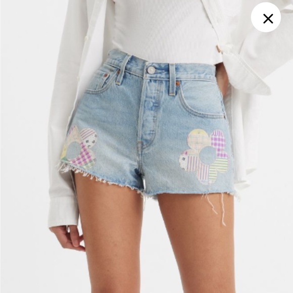 LEVI’S  501® ORIGINAL FIT HIGH RISE WOMEN'S SHORTS - Picture 3 of 6